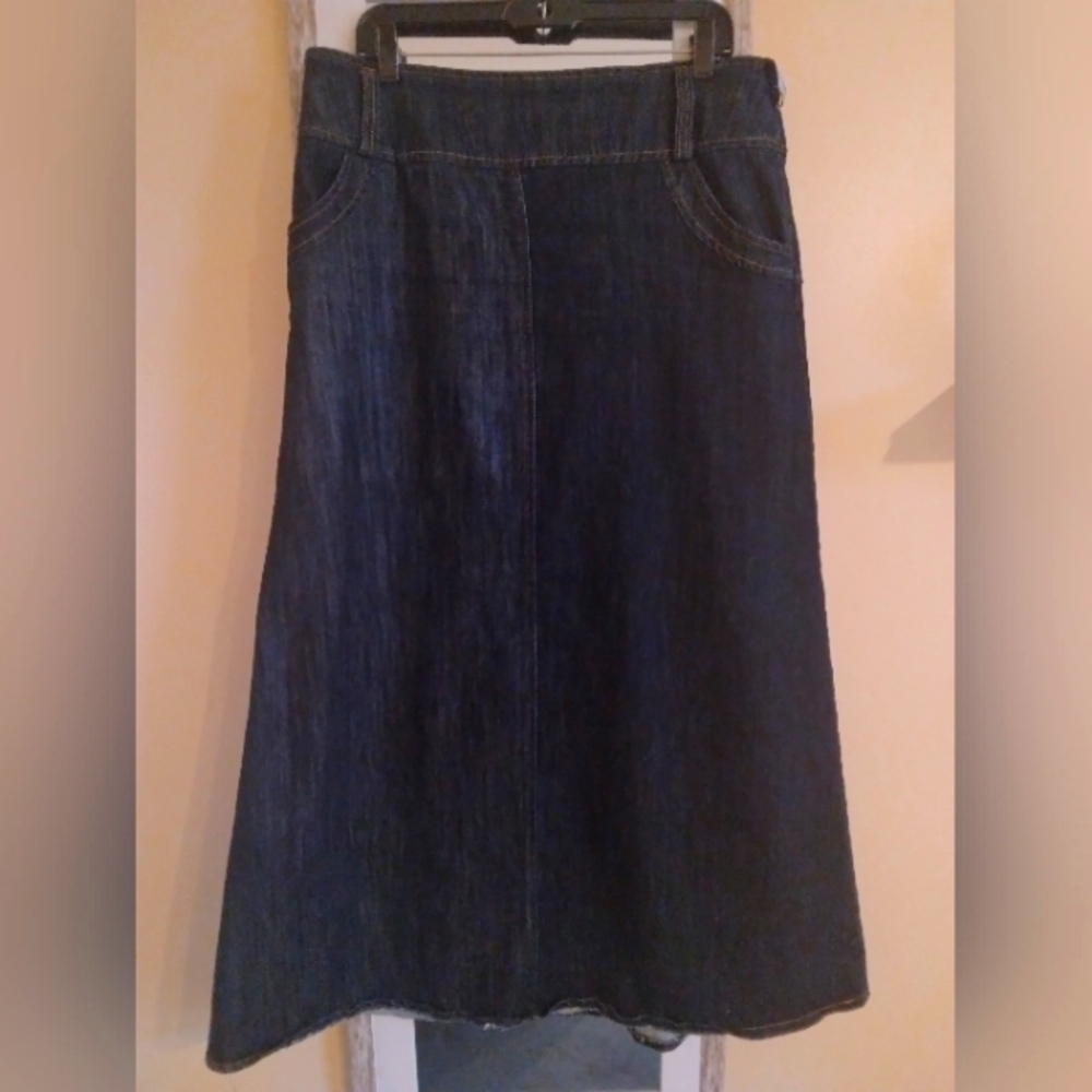 Dark Blue Denim skirt size 14